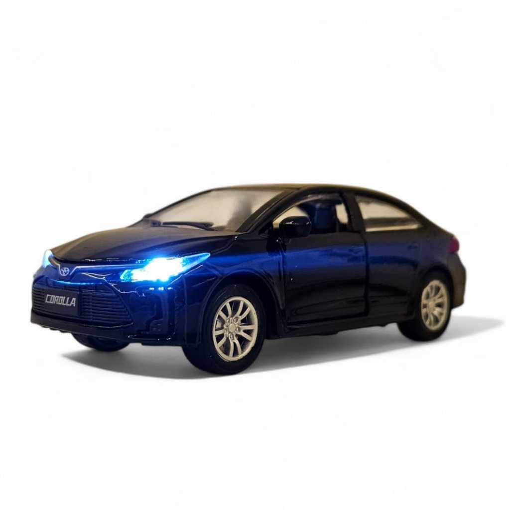 Miniatura Corolla 1:36 Qualidade Preimum Carrinho Realista de Metal Com Fricçao Para Colecionador