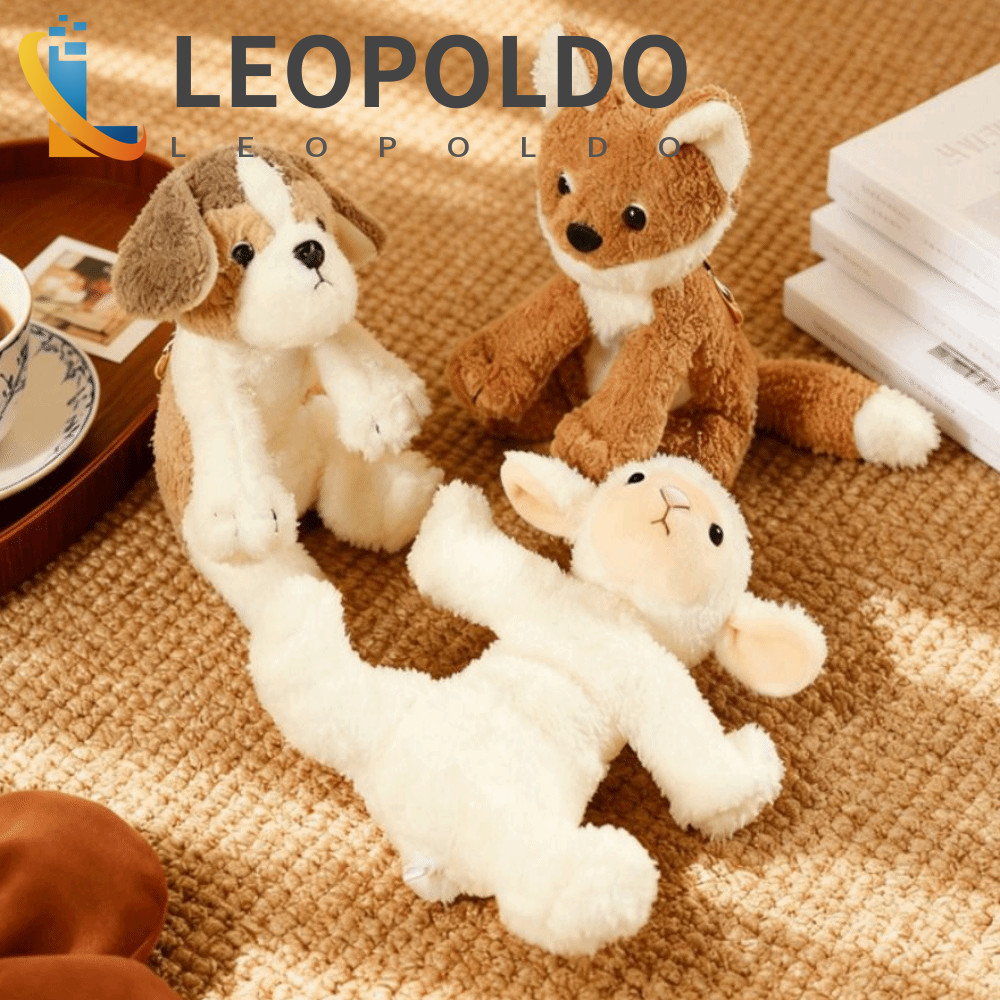 Brinquedo De Pelúcia Para Cachorro LEOPOLDO , Pingente De Ovelha Realista Macio De Simulação , Boneca De Gato Estilo Ani