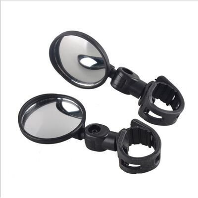 Espelho retrovisor de bicicleta, espelho convexo de ângulo amplo, refletor de bicicleta, espelho retrovisor de veículo e