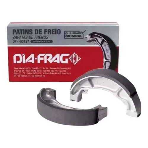 PATIM DE FREIO DIANTEIRO / TRASEIRO SOBMEDIDA 0,50mm BIZ 125 (2007 A 2015) - DIAFRAG