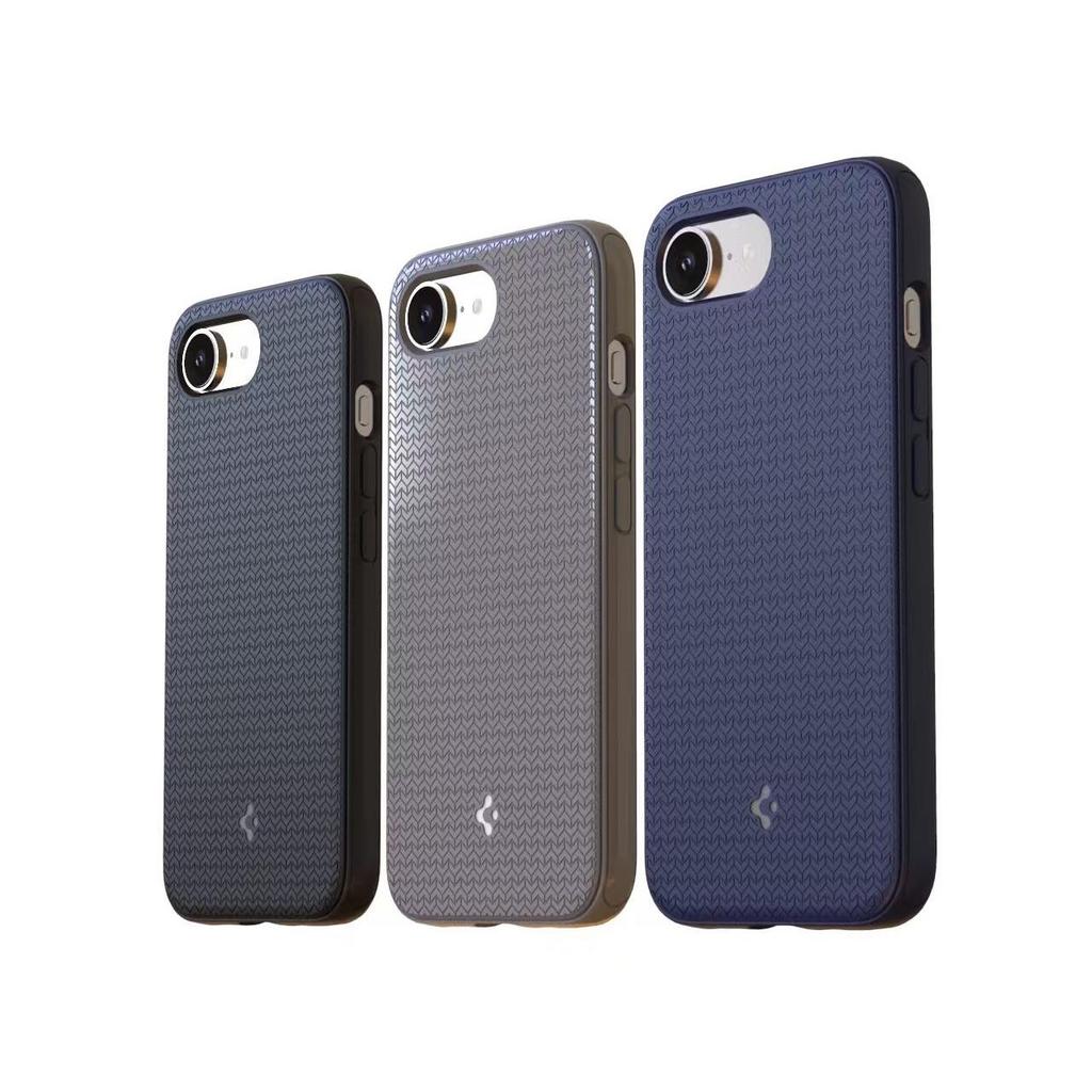 Spigen Adequado para Apple iphone 16e/17e Capa de telefone MagSafe Padrão de roda de carro magnético Capa protetora com