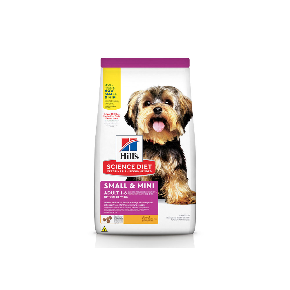 RAÇÃO HILLS SD CANINE ADULT 1-6 PEQ&MINI 2,04KG