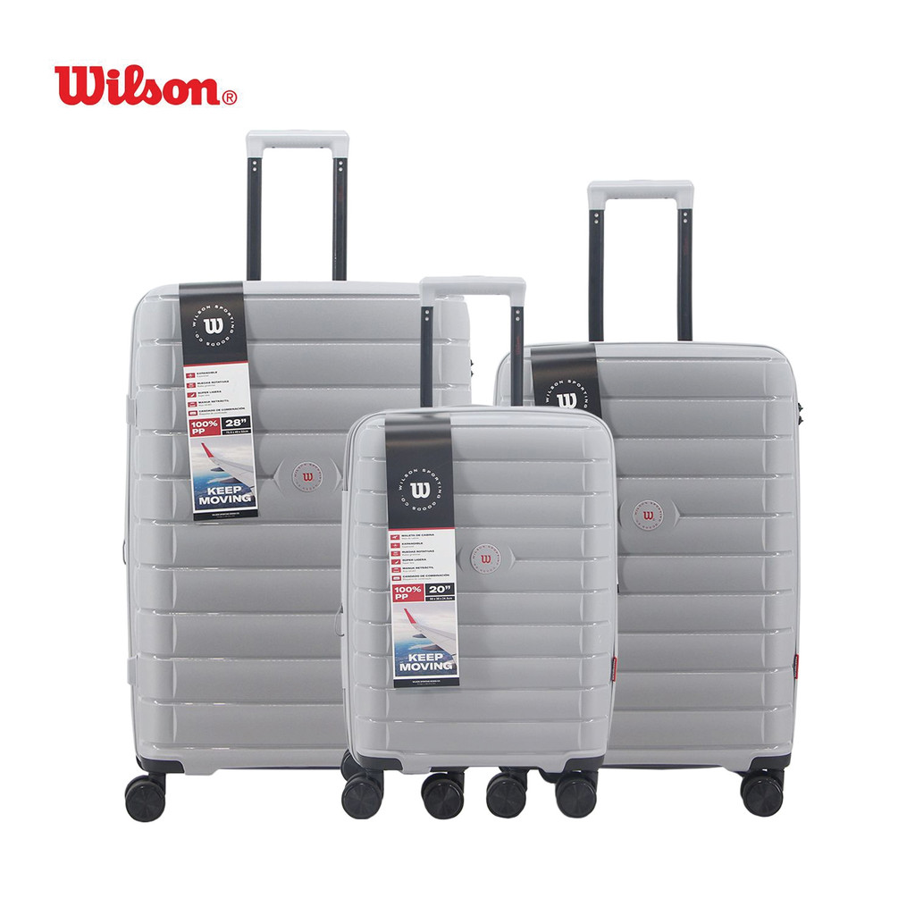 Kit 3 Malas Viagem Wilson Expansível P Bordo 10kg Despacho M 23kg G 32kg ANAC · foto 2