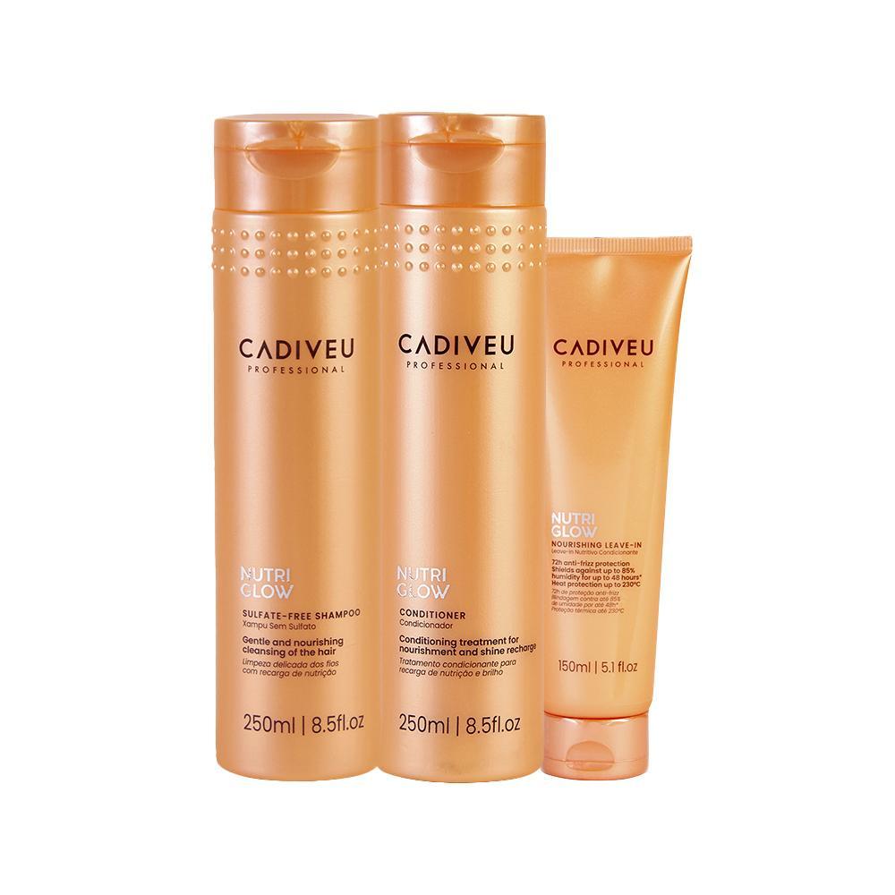 Kit Cadiveu Nutri Glow - Shampoo + Condicionador + Leave-In 150ml