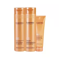 Kit Cadiveu Nutri Glow - Shampoo + Condicionador + Leave-In 150ml