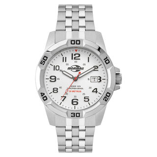 Relógio Mormaii Masculino Steel Basic Prata - MO2317AD/1B