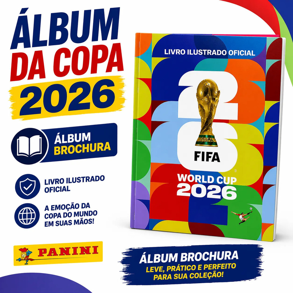 Copa Do Mundo 2026 - Álbum Capa Brochura (Mole) - Fifa World Cup 20