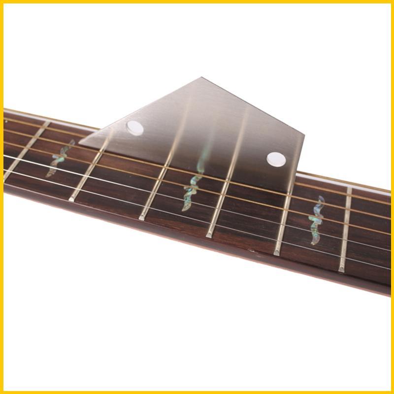 SUN Guitarra Baixo Traste Rocker Fingerboard Régua Medição Aço Inoxidável