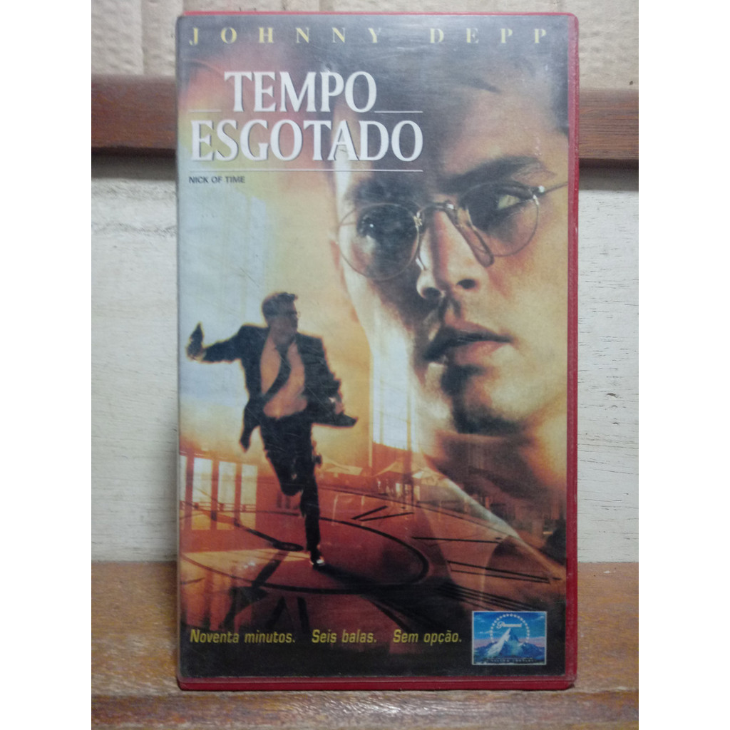 Vhs Tempo Esgotado - Johnny Depp - Christopher Walken
