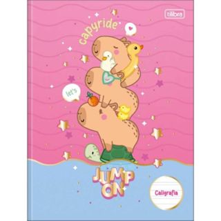 Caderno Tilibra CapyClub Caligrafia Brochura Capa Dura 40 Folhas em Oferta na Shopee