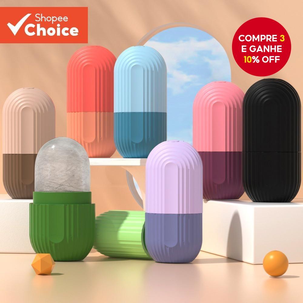 Rolo Facial Gelo 1 Unidade Contorno Massageador Inchaço , Reutilizável Prova ...