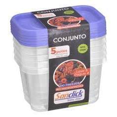 Xplast - Conjunto Pote Quaddo LV 5 e Pague 4 600ml em Oferta na Shopee