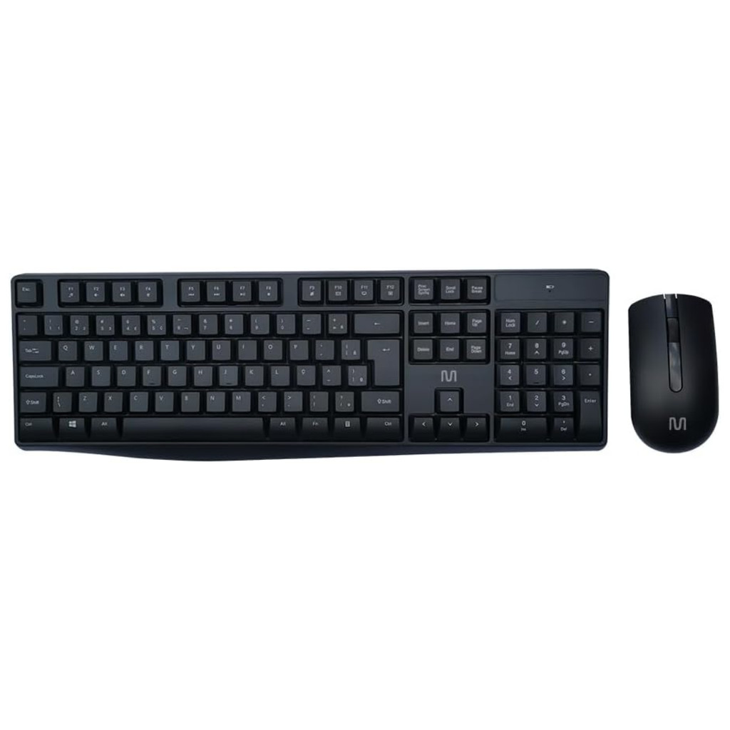 Kit Teclado e Mouse Sem Fio Slim 1600 DPI - TC270 - Multi