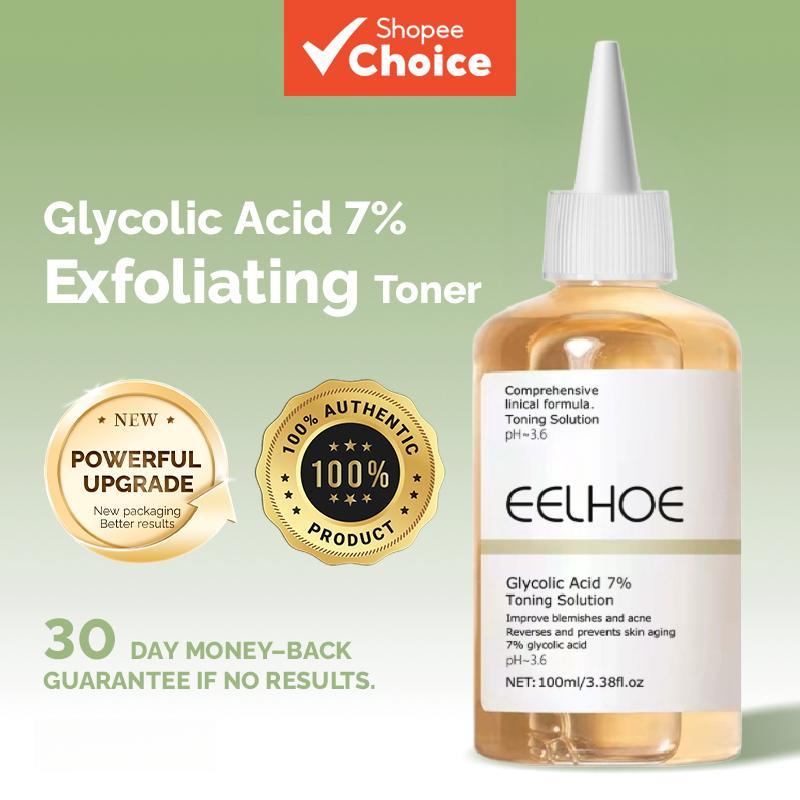 Tônico de Ácido Glicólico 7% 100ML - Solução de Ressurfacing Esfoliante Rejuvenescedora Sérum de Ácido Glicólico