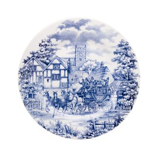 Prato Raso Biona Cena Inglesa em Cerâmica Decorada 26 cm - Oxford em Oferta na Shopee