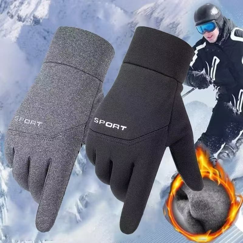 Luvas De Ciclismo Masculinas De Inverno À Prova D'água Para Esportes Ao Ar Livre Velo Sem Deslizamento Dedos Quente em Oferta na Shopee