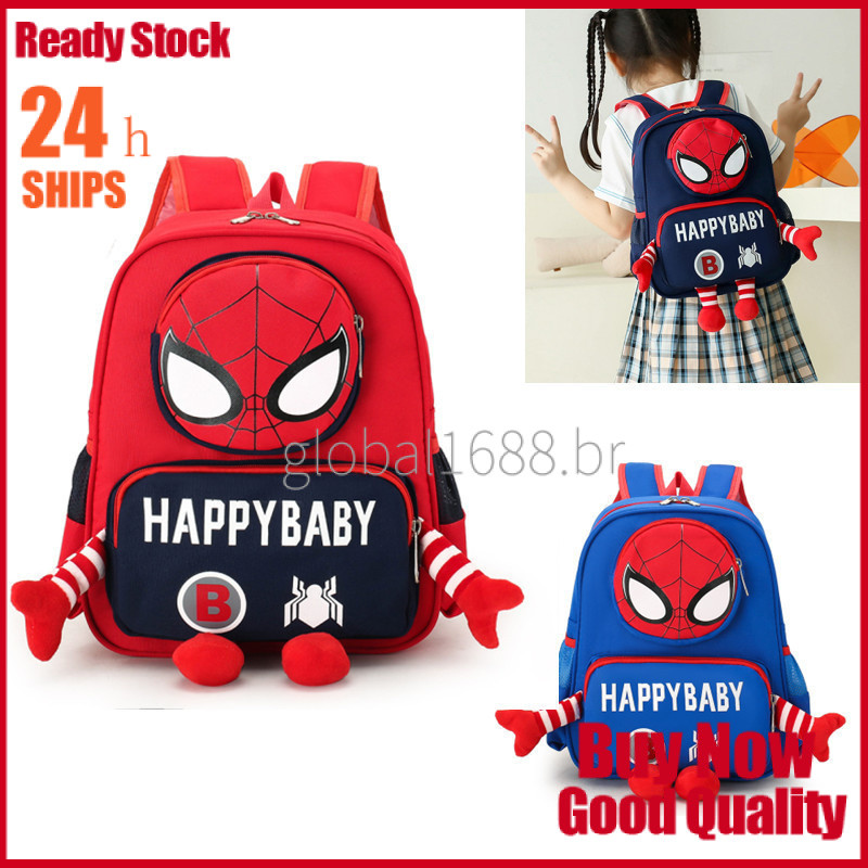 {PRONTO ESTOQUE} Nova Mochila Infantil de Nylon para Meninos e Meninas do Jardim de Infância Mochila de Primeira Série p