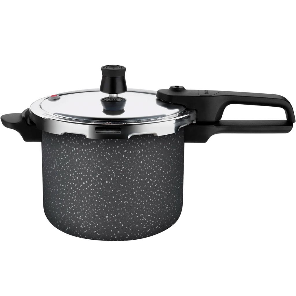 Panela de Pressão Rochedo Stone Pro 4,5 Litros com Revestimento Antiaderente e Fechamento Externo em Oferta na Shopee