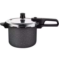 Panela de Pressão Rochedo Stone Pro 4,5 Litros com Revestimento Antiaderente e Fechamento Externo