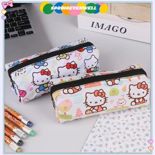 [springevenwell] HelloKitty Estojo Longo Infantil De Desenho Animado Caixa De Lápis Masculina E Feminina Papelaria Fashi em Oferta na Shopee