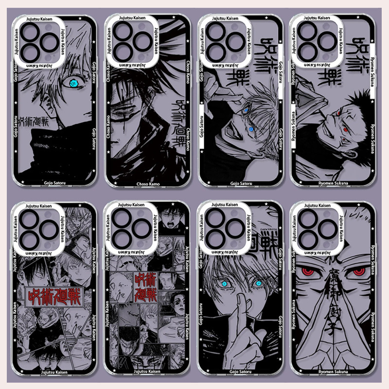 Capa De Telefone Jujutsu Kaisen Gojo Satoru Para Samsung Galaxy A07 A54 A55 A34 A35 A53 A24 A14 A15 A25 A04 A04E Itadori