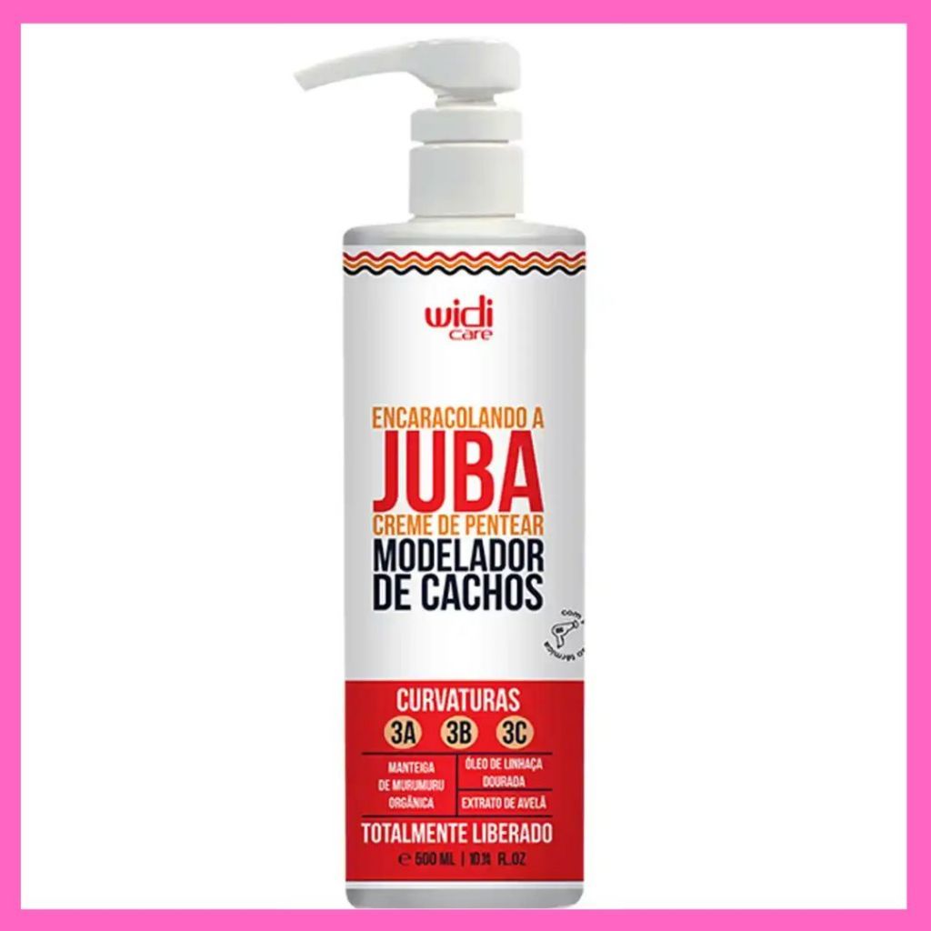 Encaracolando a Juba Creme De Pentear 500ml - Modelador De Cachos Widi Care em Oferta na Shopee