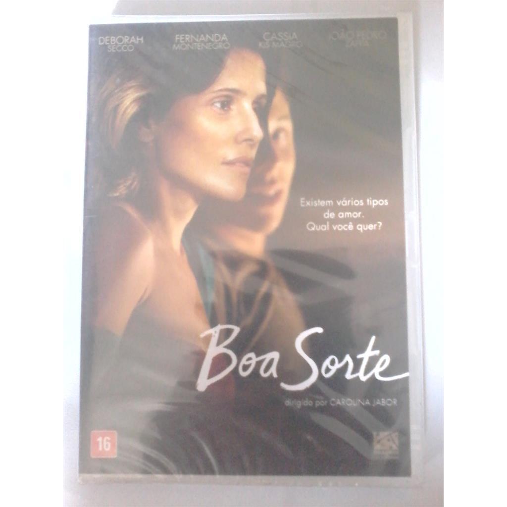 DVD Boa Sorte - Deborah Secco - Fernanda Montenegro editora Carolina Jabor