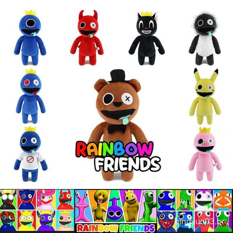 35cm Rainbow Friends Chapter 2 Plush Toy Blue Friends Vampire Stuffed Doll Kids Xmas