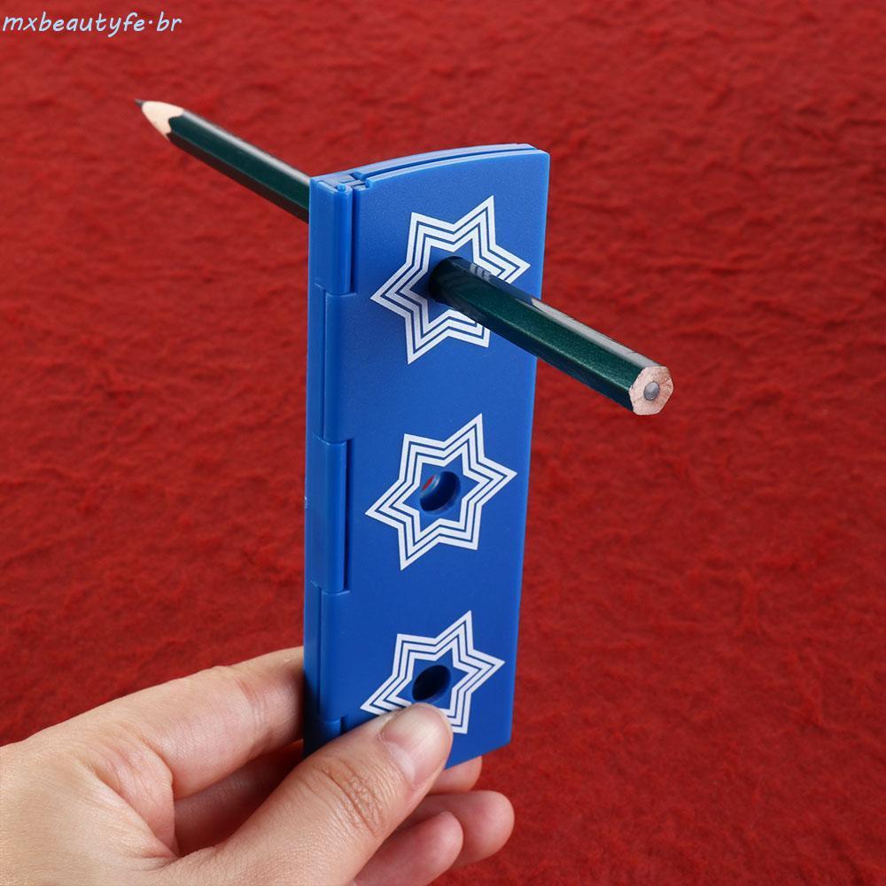 MXBEAUTYFE Adereços Mágicos Aprendizagem Palco Mostrar Lápis Penetração Moedas Ilusão Mágico Interativos