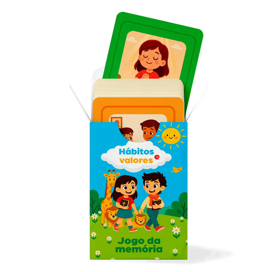 Jogo Cristão Hábitos e valores Jogo da Memória Penkal