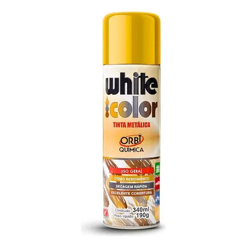 Orbi Tinta Spray Ouro 340ml/190g