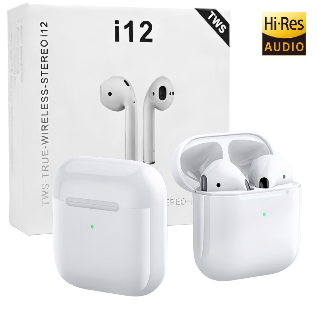 Fone de Ouvido Sem Fio i12 Tws Bluetooth Com Touch Bluetooth 5.0
