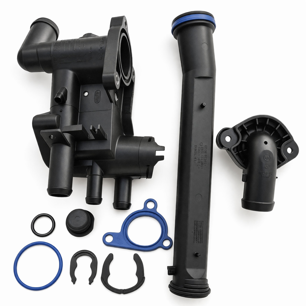 Kit Carcaça Valvula Termostatica Gol Voyage Saveiro Fox  VW