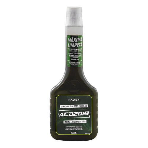 Aditivo Combústivel Otimizador Diesel E Biodiesel Radiex Acd2019 200ml