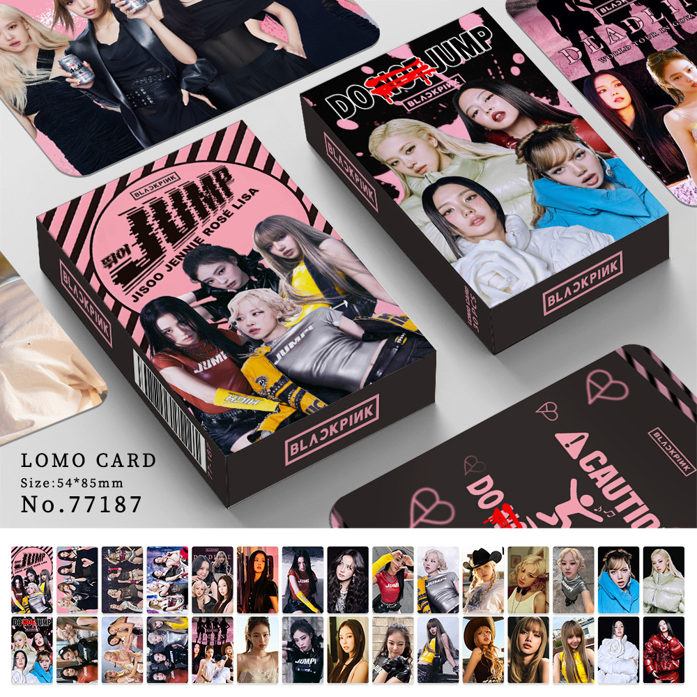 30 Cartões Fotográficos Kpop Idol BLACKPINK JUMP lomo Para Coleções De Fãs