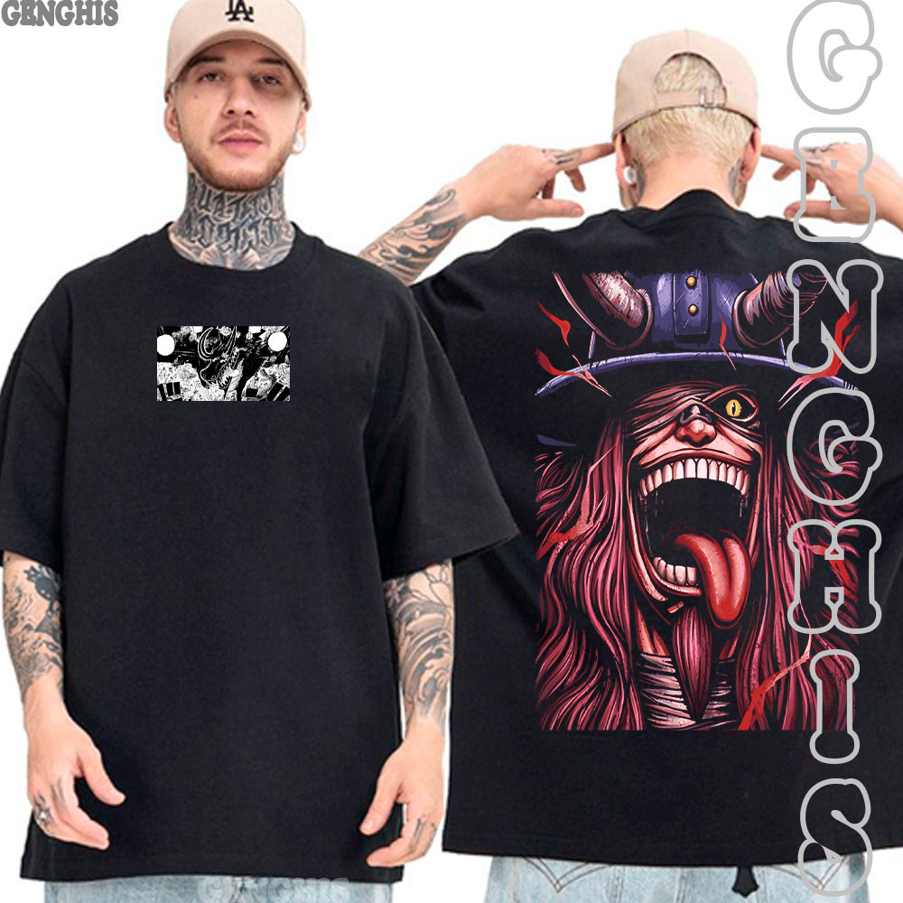 Camiseta Loki Príncipe de Elbaf One Piece Anime Manga Camisa Basica e Oversized Algodão