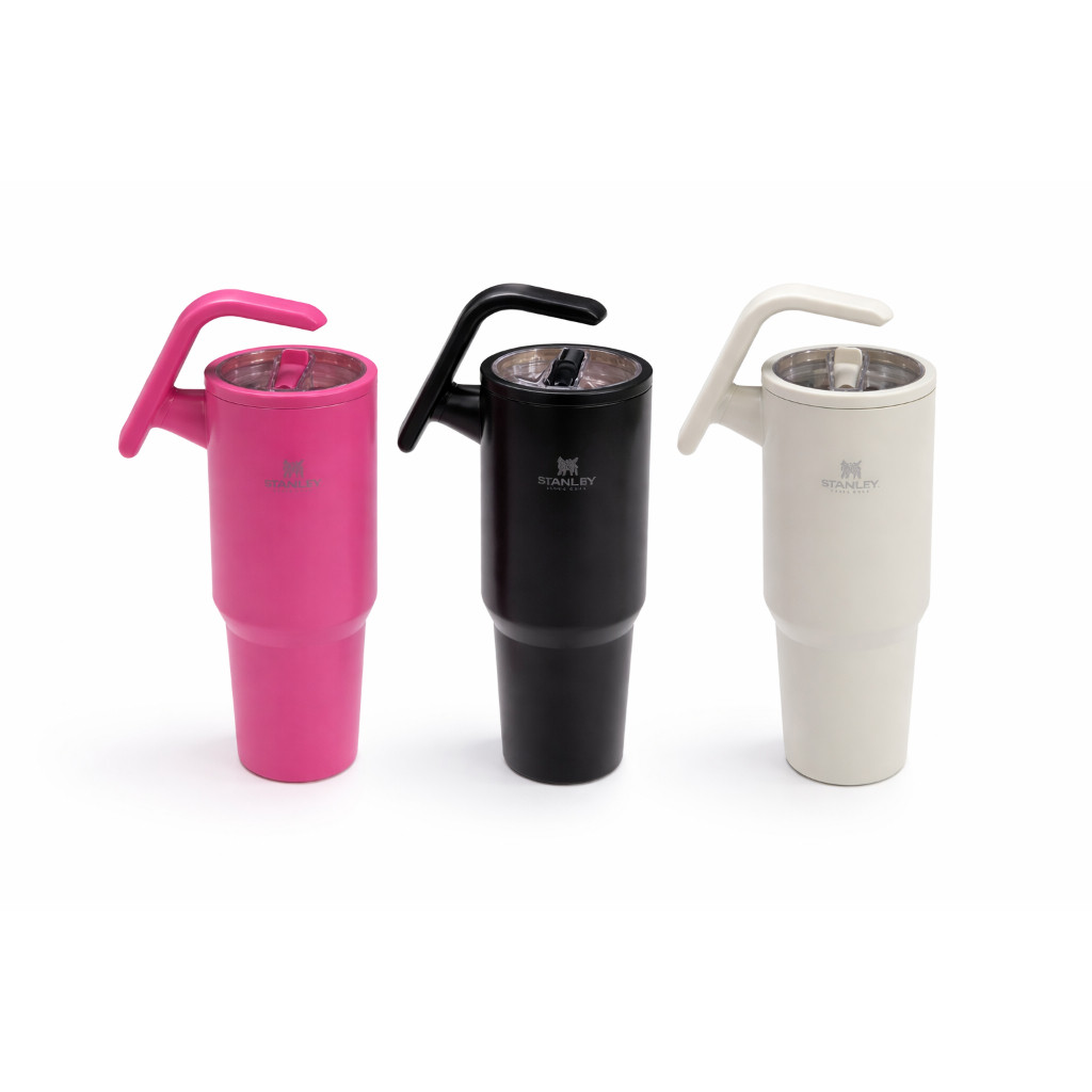 Caneca Térmica Inox 1200ml/1.2L Novo Modelo Capacidade Generosa Canudo Retrátil Inox Alça Giratória