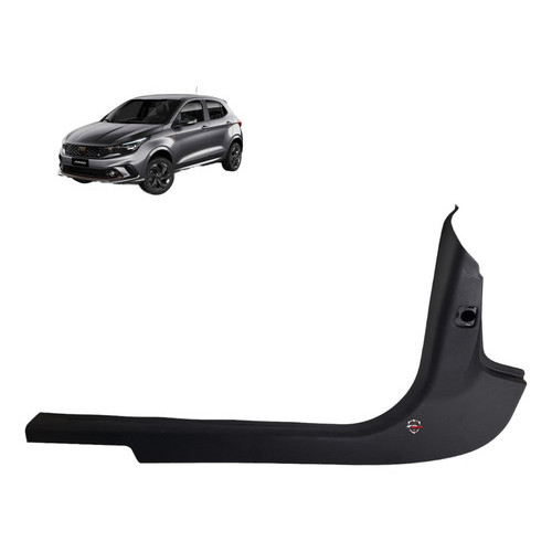 Friso Soleira Porta Dianteira Esquerda Fiat Argo 2019 Preto