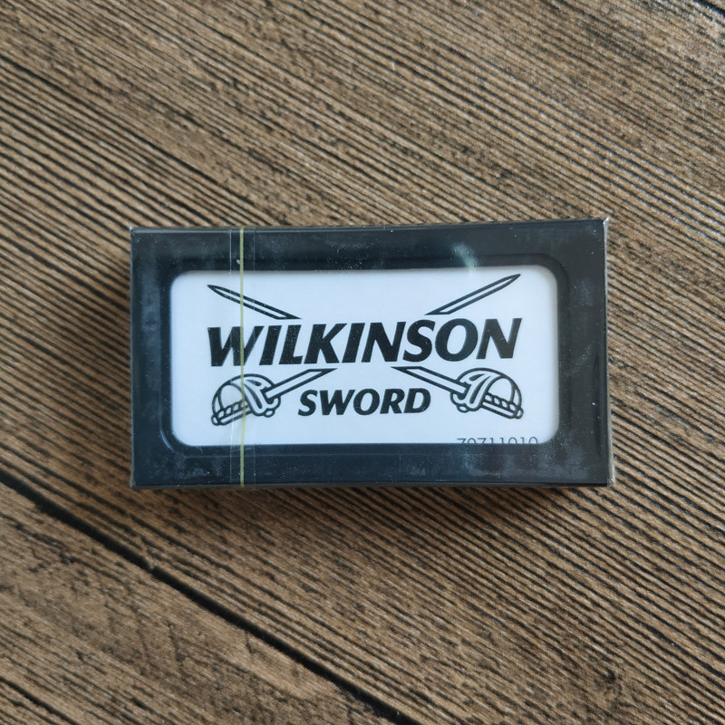 Lâminas de barbear de segurança antigas masculinas Dishi Alemanha Solingen Wilkinson Lâminas Pacote de 5 peças