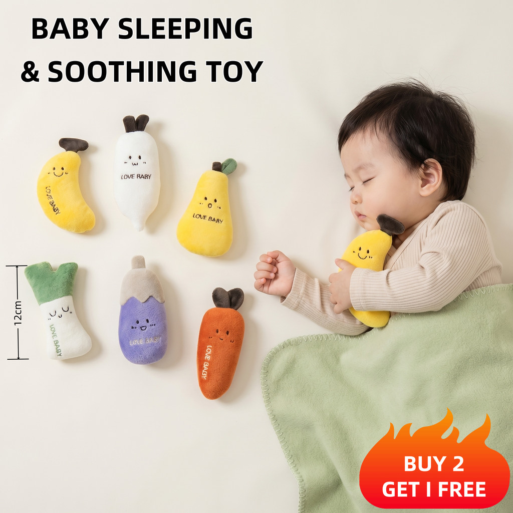 Bebê Anti-choque Coaxing dormir brinquedos calmantes bonecas mastigáveis brinquedos de dormir do bebê brinquedos sensori