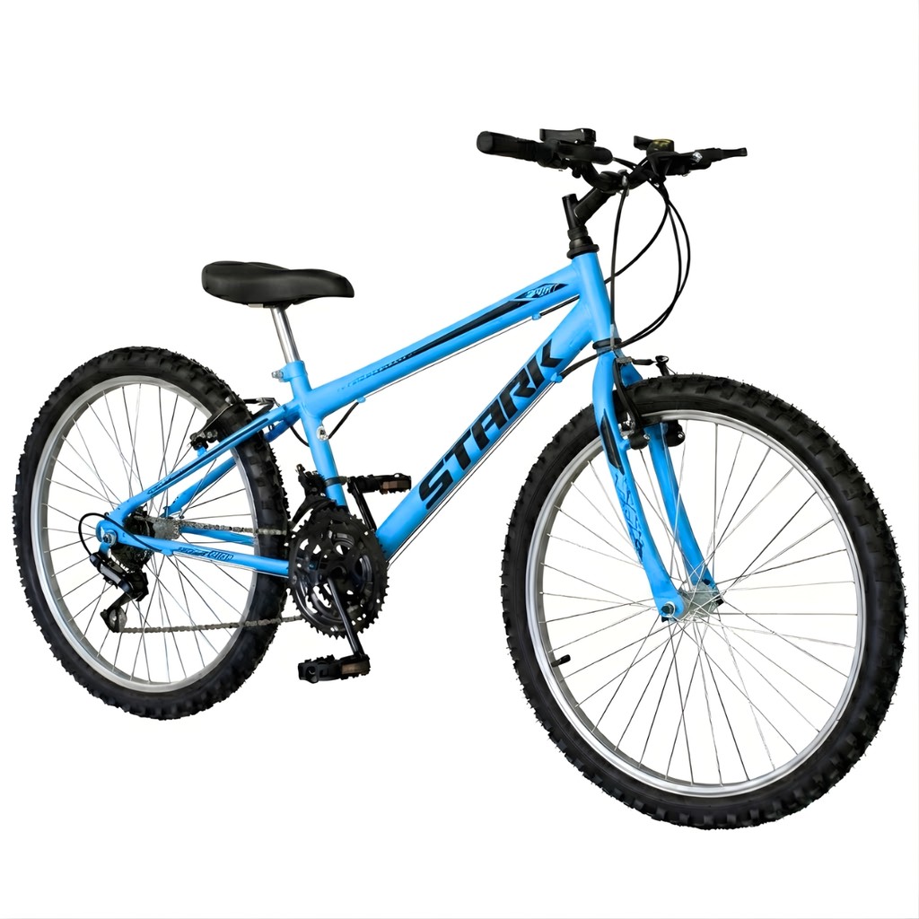 Bicicleta Infantil Aro 26 Stark Aço 18 Vel Marchas V-brake