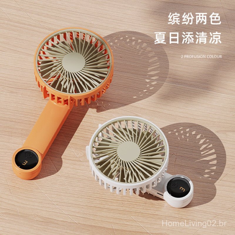 Mini ventilador portátil, ventilador de viagem, ventilador USB inteligente para viagens, estudantes, atividades ao ar li
