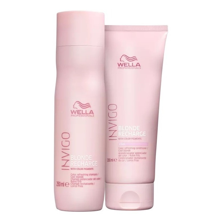 Kit Wella Professionals Invigo Blonde Recharge  (2 Produtos)