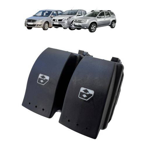 Botao Vidro Eletrico Logan Sandero Duster 8200108269 Duplo usado usado