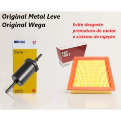 Kit Filtro Ar Modelo Original Honda Filtro de Combustível Flex Titan Fan Mix 150 Xre 190 Bros 150
