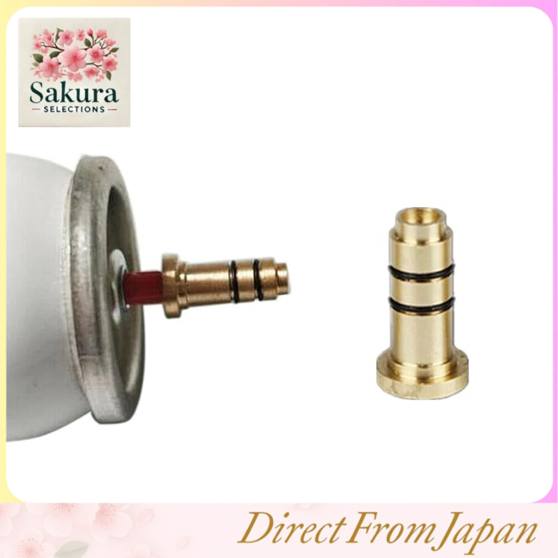 GAOHOU Brass Copper Nozzle Refill Gas Adapter Gas Replenishment Adapter Butane Gas Filling Inflatable Head Gas Adapter for Dunhill Dress / Lora Gas