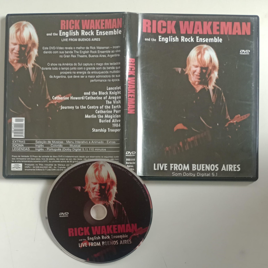 DVD RICK WAKEMAN - LIVE FROM BUENOS AIRES editora