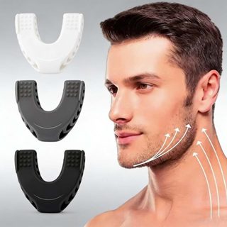 Exercitador de Linha Mandibular de Silicone para Músculos Mastigatórios Faciais, Ferramenta de Emagrecimento Facial em Oferta na Shopee