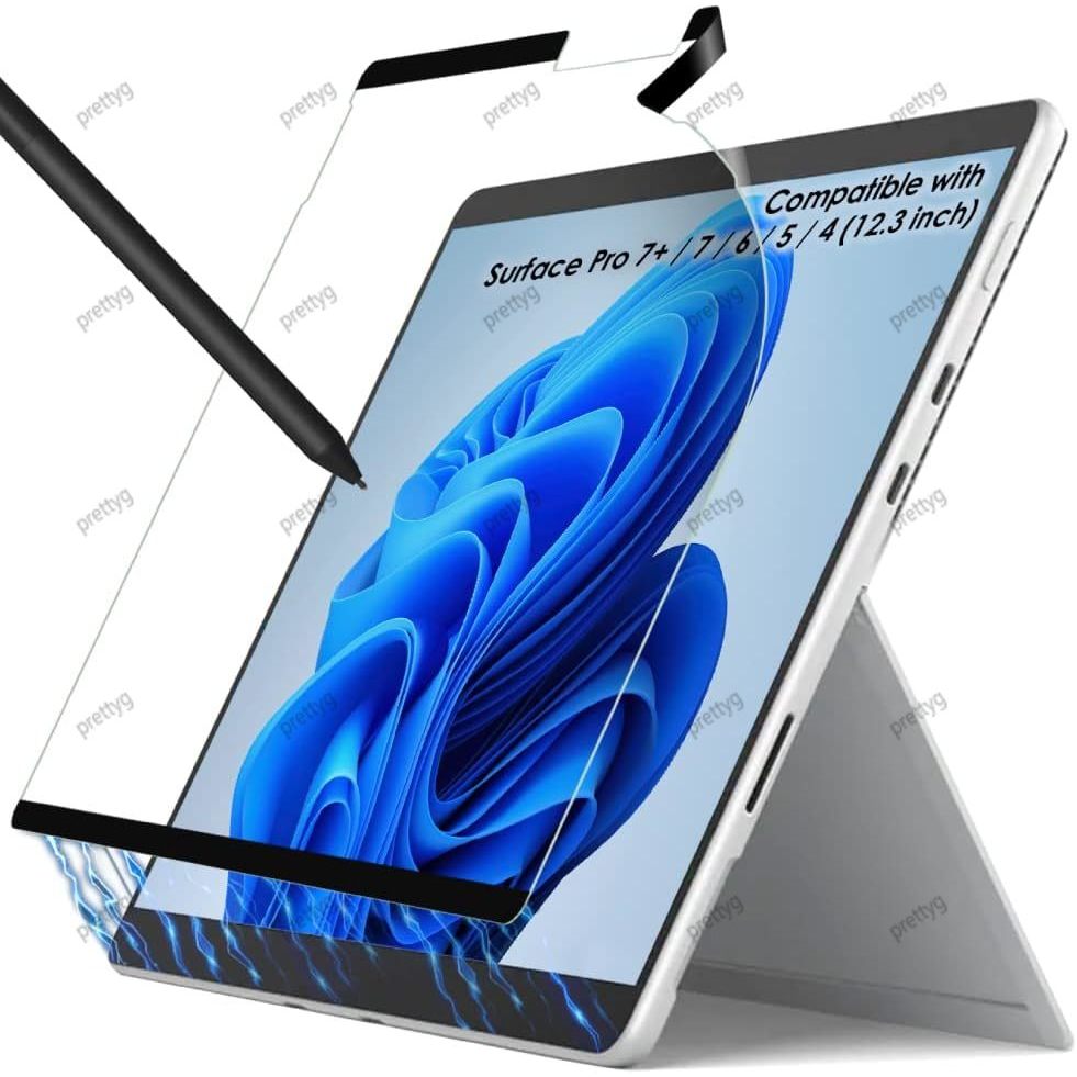 Para Microsoft Surface Pro 4 5 6 7x8 9 10 11 12 Sentir Papel Removível Película Protetora Superfície go 4 3 2 1 Magnétic