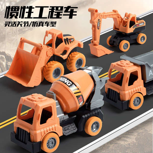 brinquedos de menino Brinquedos infantis 1-3 veículo de engenharia deslizante praia Bulldozer brinquedos escavadeira ten